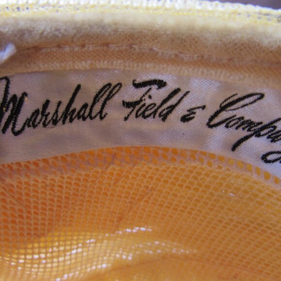 Vintage 1960 Era Bubble Hat Lemon Yellow main image 7